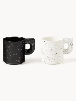 Tazas artesanales de porcelana Aiko, 2 uds.