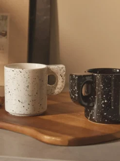 Tazas artesanales de porcelana Aiko, 2 uds.