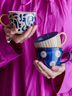 Tazas artesanales Eviaya (3 uds.)