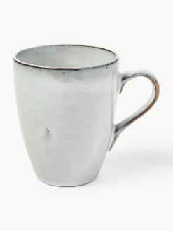 Tazas artesanales Nordic Sand, 400 ml, 6 uds.