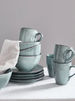 Tazas artesanales Nordic Sea, 250 ml, 6 uds.