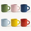 Tazas artesanales Tube, 6 uds.