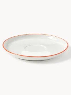 Tazas con platitos de porcelana Facile, 2 uds.