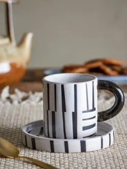 Tazas con platitos Frankie (2 uds.)