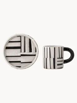 Tazas con platitos Frankie (2 uds.)