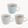 Tazas de café artesanales Patrizia, 3 uds.