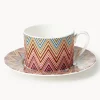 Tazas de café con platitos de porcelana Fine Bone China Jarris, 2 uds.