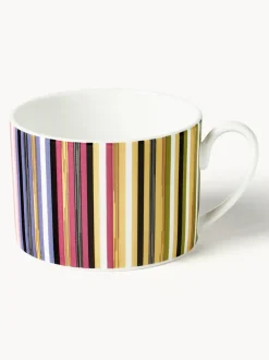 Tazas de café con platitos Fine Bone China Jenkins, 6 uds.