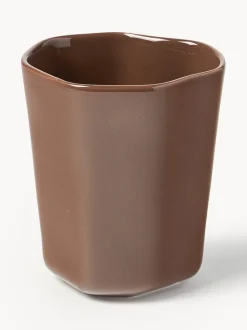 Tazas de café de porcelana con forma orgánica Joana, 4 uds.