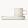 Tazas de café espresso con platitos Pilar, 4 pzas.