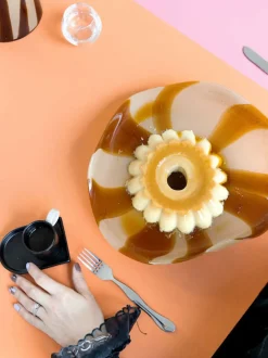 Tazas de café espresso con platitos de porcelana Niki, 2 uds.