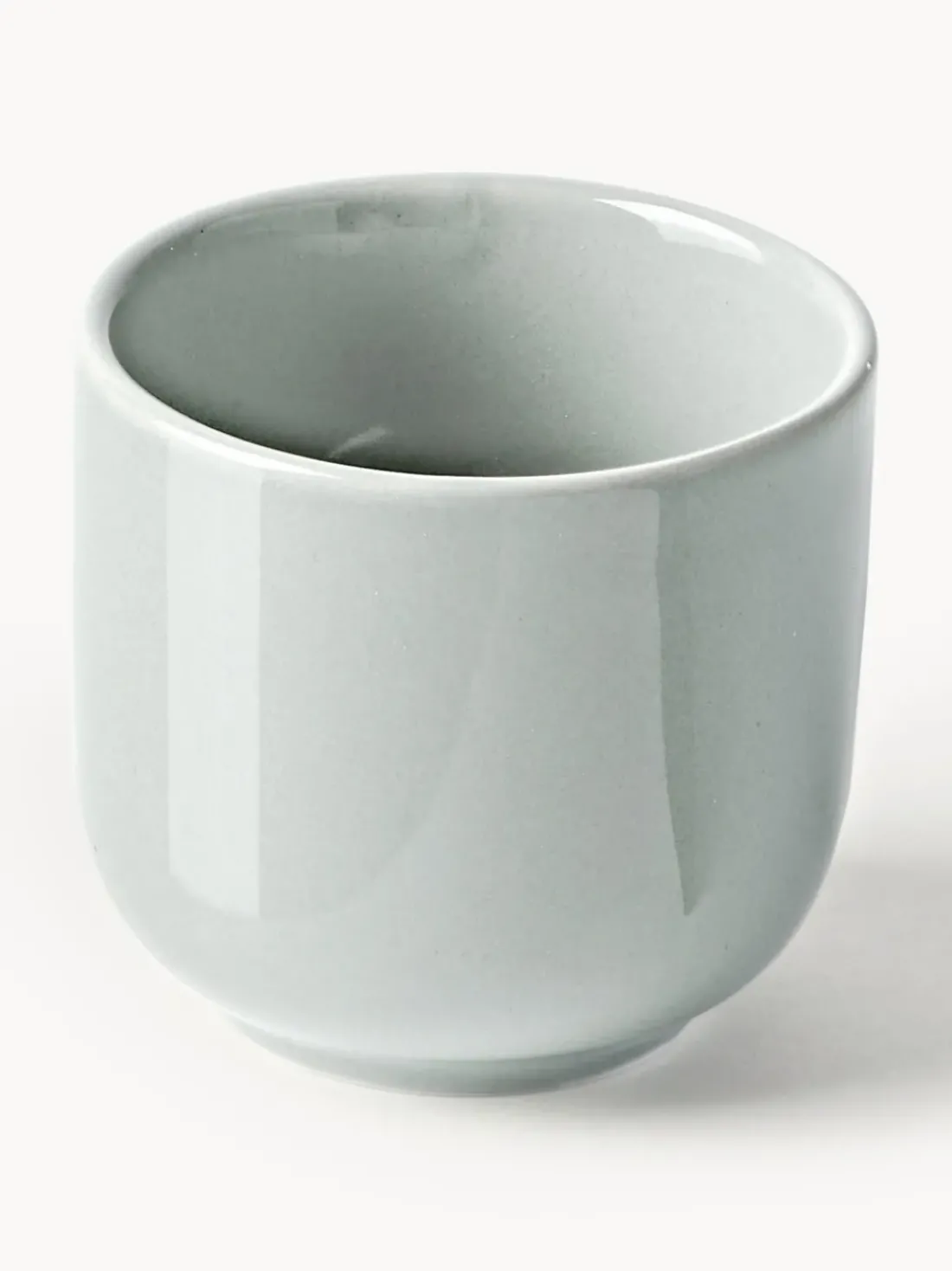 Tazas de café espresso con platitos de porcelana Nessa, 4 uds.