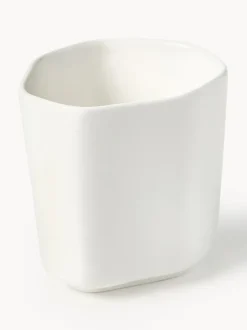Tazas de café espresso de porcelana con forma orgánica Joana, 4 uds.