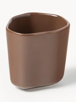 Tazas de café espresso de porcelana con forma orgánica Joana, 4 uds.