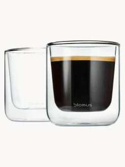 Tazas de doble vidrio Nero, 2 uds.
