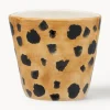 Tazas de espresso pintadas a mano Leopard, 2 uds.