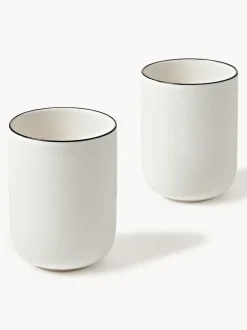 Tazas de porcelana Facile, 2 uds.