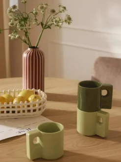 Tazas de porcelana Keira, 2 uds.
