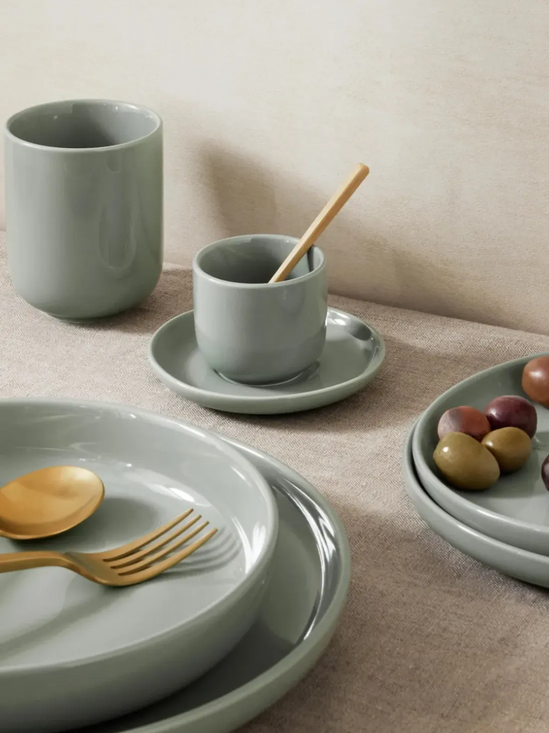 Tazas de porcelana Nessa, 4 uds.