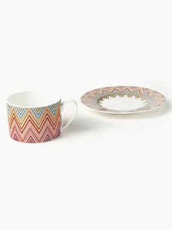 Tazas de té con platitos Jarris, 6 uds.