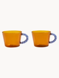 Tazas de vidrio borosilicato Duet, 2 uds.