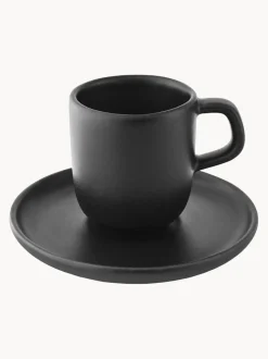 Tazas espresso con platillos Nordic Kitchen, 4 uds.