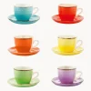 Tazas espresso con platito Baita, 6 uds.