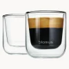 Tazas espresso de doble vidrio Nero, 2 uds.
