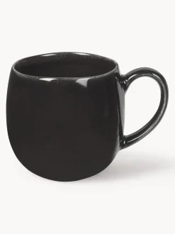 Tazas grandes artesanales Nordic Coal, 2 uds.