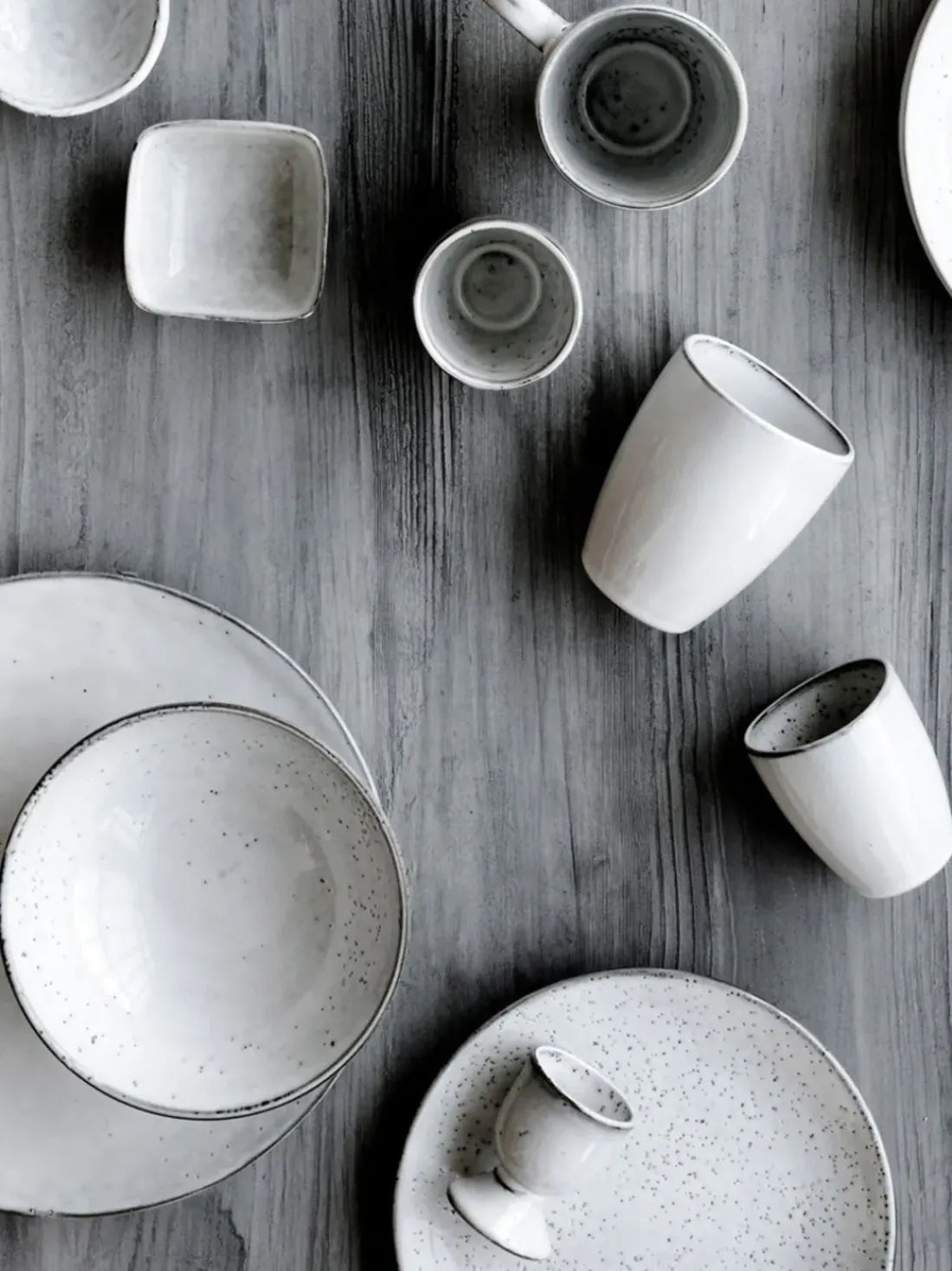 Tazas originales artesanales Nordic Sand, 6 uds.