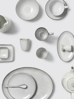 Tazas originales artesanales Nordic Sand, 6 uds.