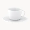 Tazas pequeñas con platitos de porcelana artesanales Vitruv, 2 uds.
