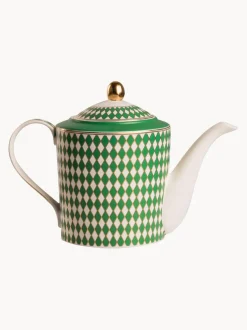 Tetera artesanal de porcelana Chess, 1,1 L