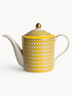 Tetera artesanal de porcelana Chess, 1,1 L