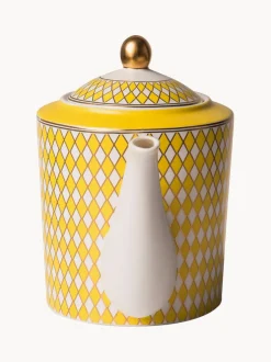 Tetera artesanal de porcelana Chess, 1,1 L
