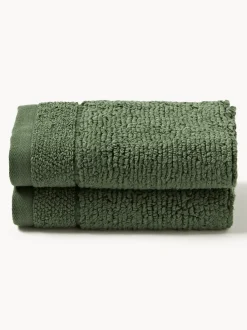 Toalla con borde a rayas Luxe, tamaños diferentes