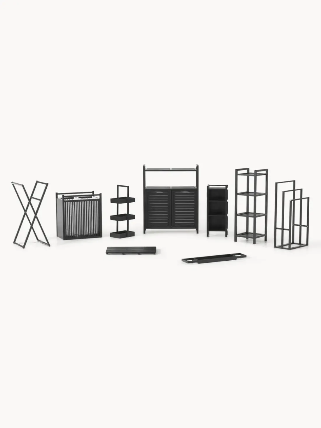 Toallero de bambú Kit