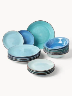 Vajilla artesanal Baita, 6 comensales (18 pzas.)