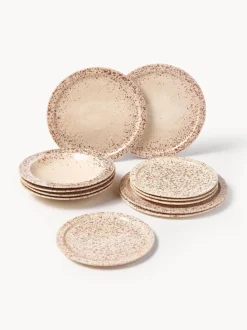 Vajilla artesanal Bernardo, 4 comensales (12 piezas)