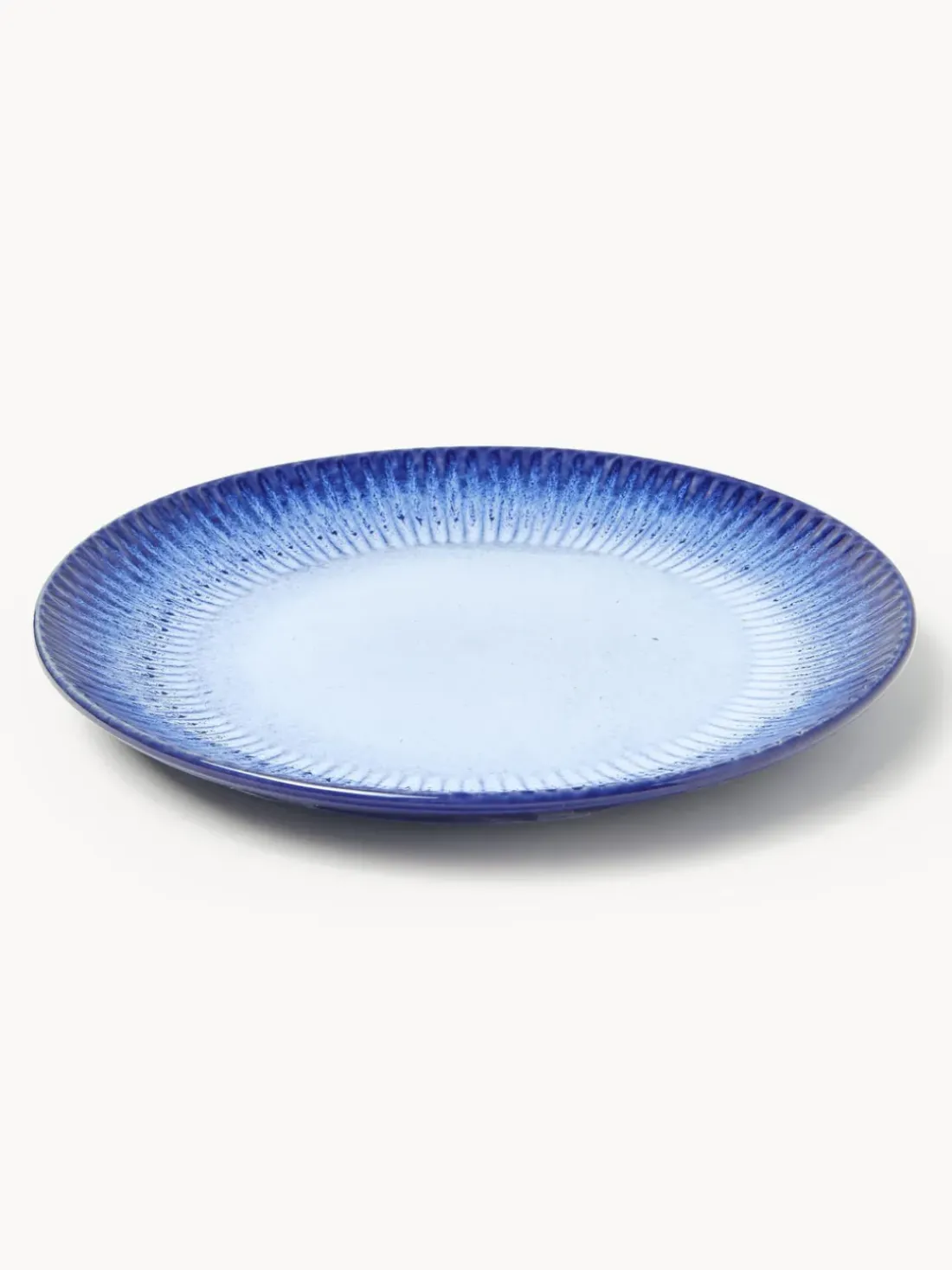 Vajilla artesanal con esmalte reactivo Vinci, 4 comensales (12 pzas)