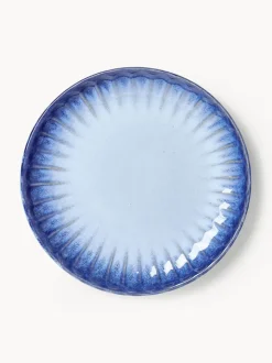 Vajilla artesanal con esmalte reactivo Vinci, 4 comensales (12 pzas)