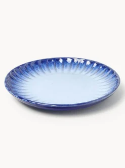 Vajilla artesanal con esmalte reactivo Vinci, 4 comensales (12 pzas)