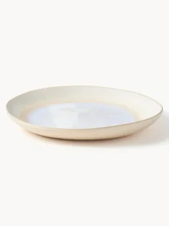 Vajilla artesanal con esmalte reactivo Alcina, 4 comenzales (12 pzas.)