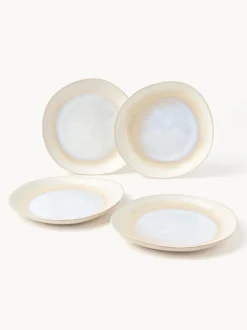 Vajilla artesanal con esmalte reactivo Alcina, 4 comenzales (12 pzas.)
