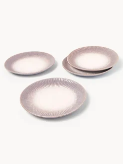 Vajilla artesanal con esmalte reactivo Vinci, 4 comensales (12 pzas)