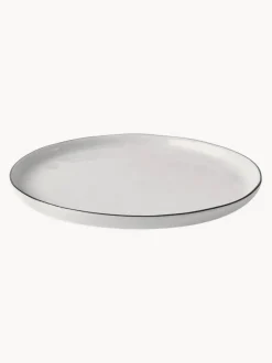 Vajilla artesanal de porcelana Salt, 4 comensales (12 pzas.)