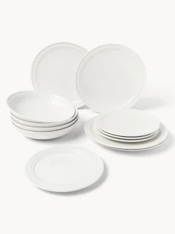 Vajilla artesanal Stevns, 4 comensales (12 pzas.)