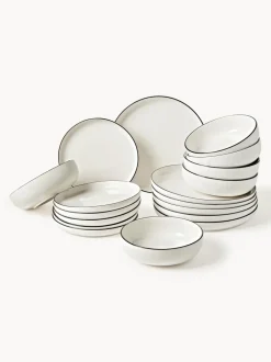 Vajilla de porcelana Facile, 6 comensales (18 pzas.)