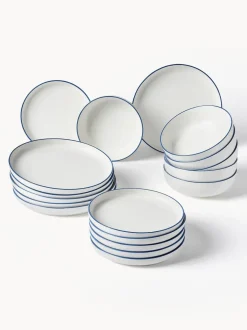 Vajilla de porcelana Facile, 6 comensales (18 pzas.)