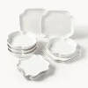 Vajilla de porcelana Nera, 4 comensales (12 pzas.)
